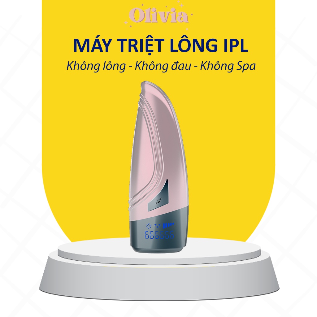 Máy triệt lông vĩnh viễn tại nhà với công nghệ IPL không gây đau rát, tổn thương da