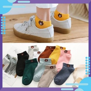 Sét 10 đôi tất gấu cute loại có túi.