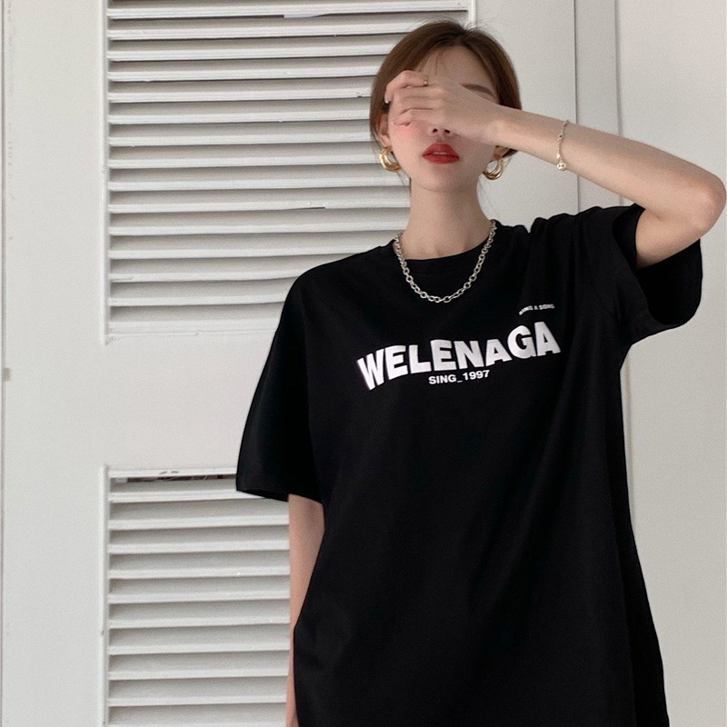 NRVP Áo Thun Unisex Mùa Hè Dáng Suông Tay Cộc Phong Cách Hàn Quốc Cho Nam Nữ