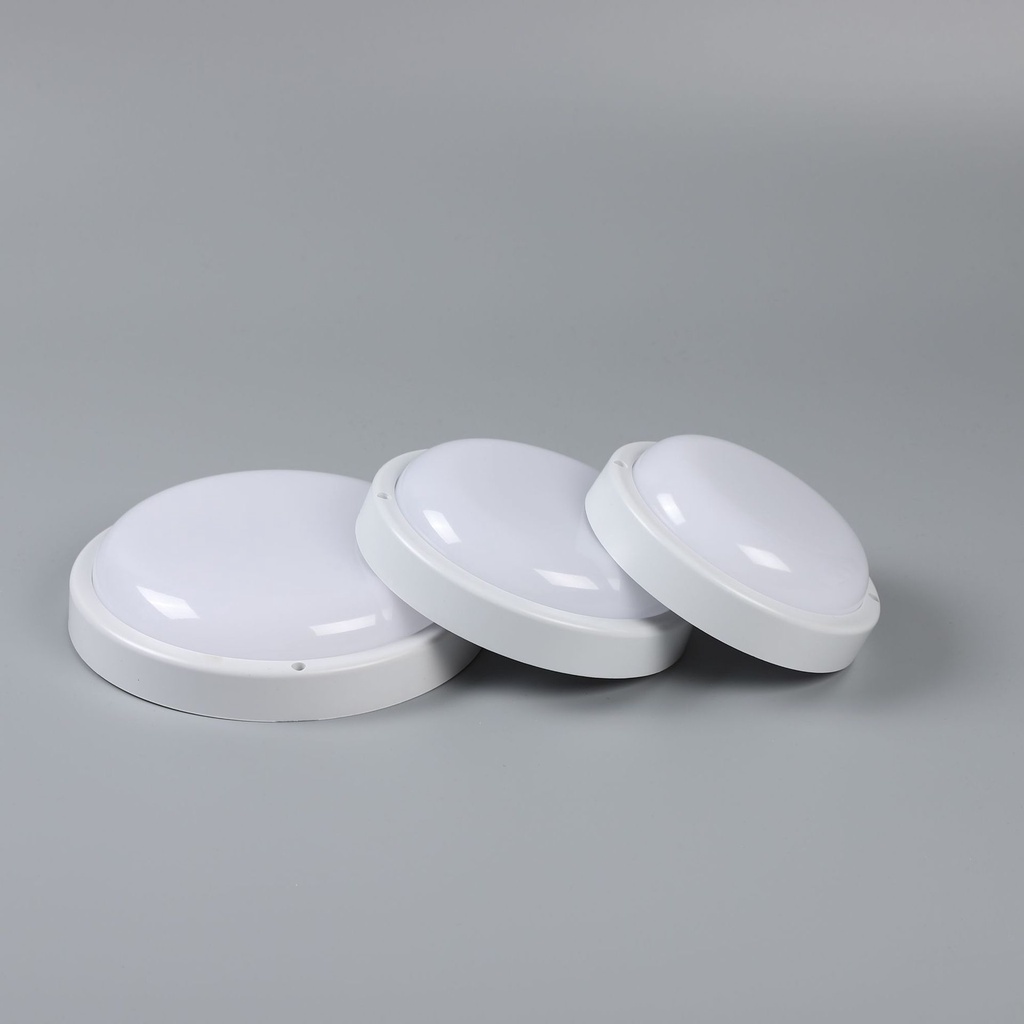 Đèn ốp trần nổi phòng tắm, đèn led chống ẩm hình tròn ánh sáng trắng công suất 20W - QM.DD067