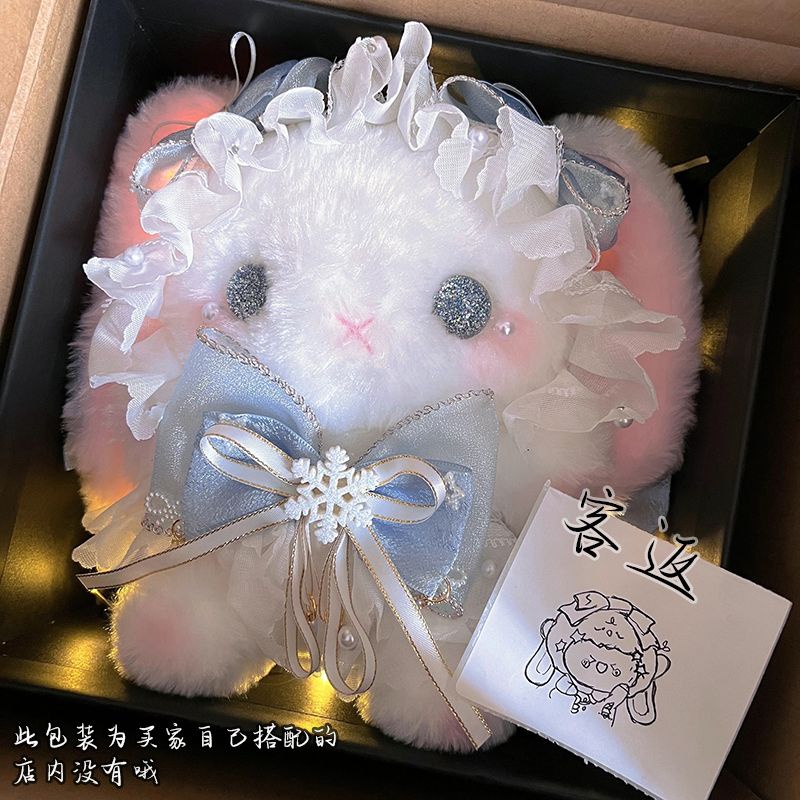 Ba Lô Nhỏ Dễ Thương Đính Nơ Thủ Công Bằng Vải Lông Nhung Chính Hãng Lolita Làm Quà Tặng Cho Bạn Gái jk