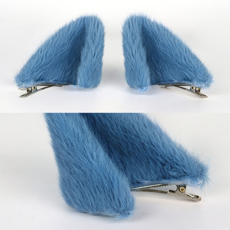 Kẹp Tóc Hình Tai Mèo Hoạt Hình Nhiều Màu Dành Cho Nữ