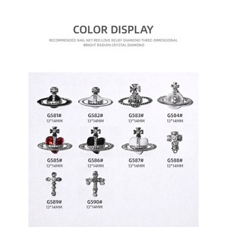 Charm phi hành gia,charm chữ thập nail chọn lẻ cái