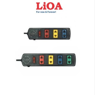 Ổ cắm điện kéo dài phổ thông lioa có cb - 3s3, 3s5, 4s3, 4s5