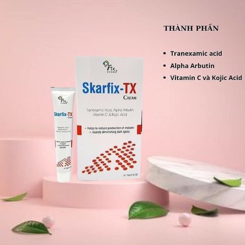 Kem Trắng Da, Mờ Thâm, Giảm Nám Fixderma Skarfix -Tx Cream