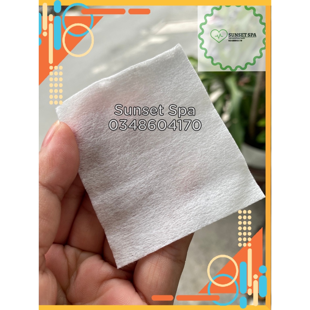Bông Cắt Sẵn  Kích Thước 7x6 cm - Khăn Bông Vải Đa Năng Cắt Sẵn