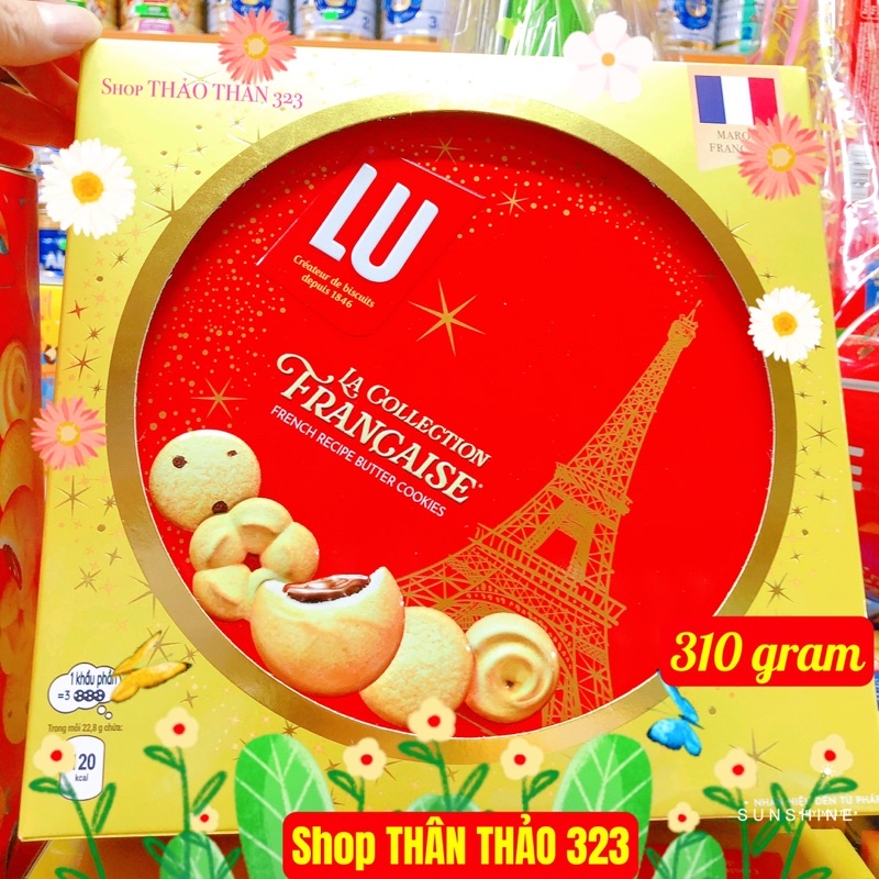 Date T12/2024- Bánh Quy Bơ LU COOKIES Pháp 🇫🇷- Hộp 540g, 708g