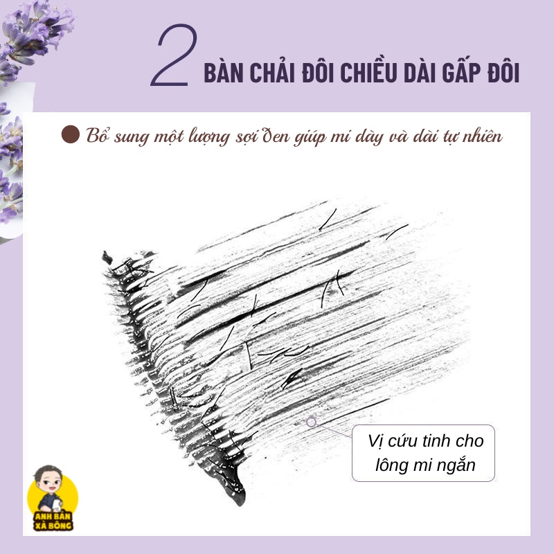 Mascara Hai Đầu NOVO Magic Eye Light Feather Double-ended Mascara 5562