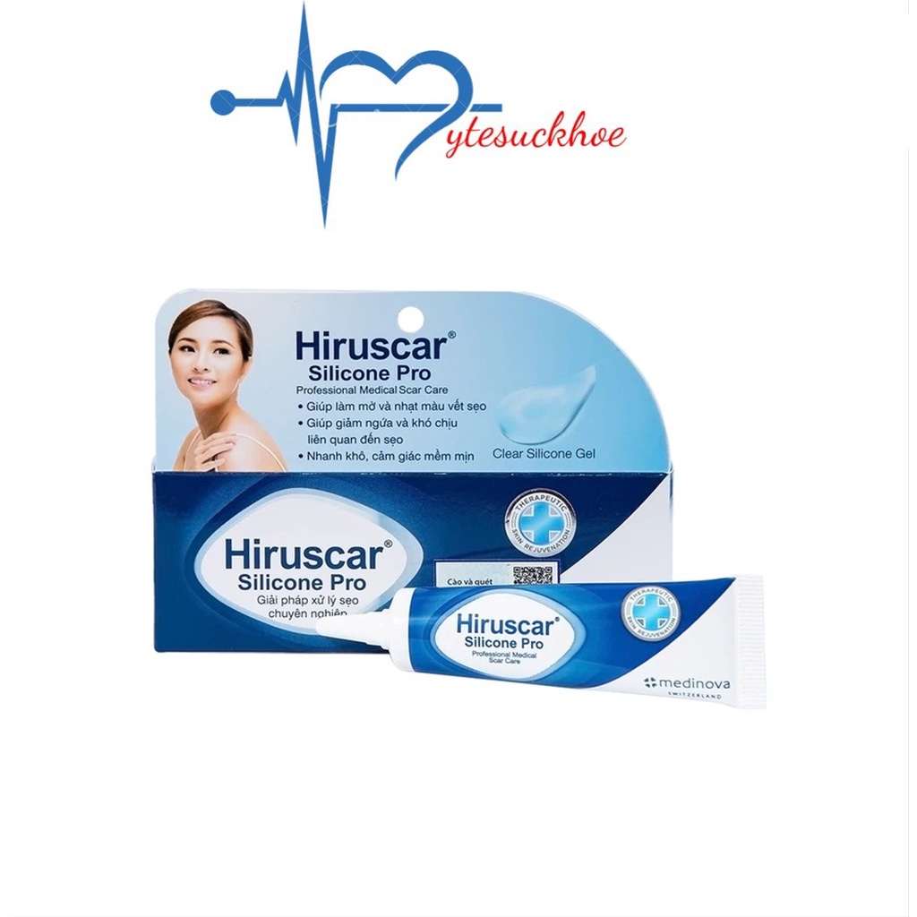 Hiruscar Silicone Pro 10g Gel làm mờ sẹo Made in Thái Lan