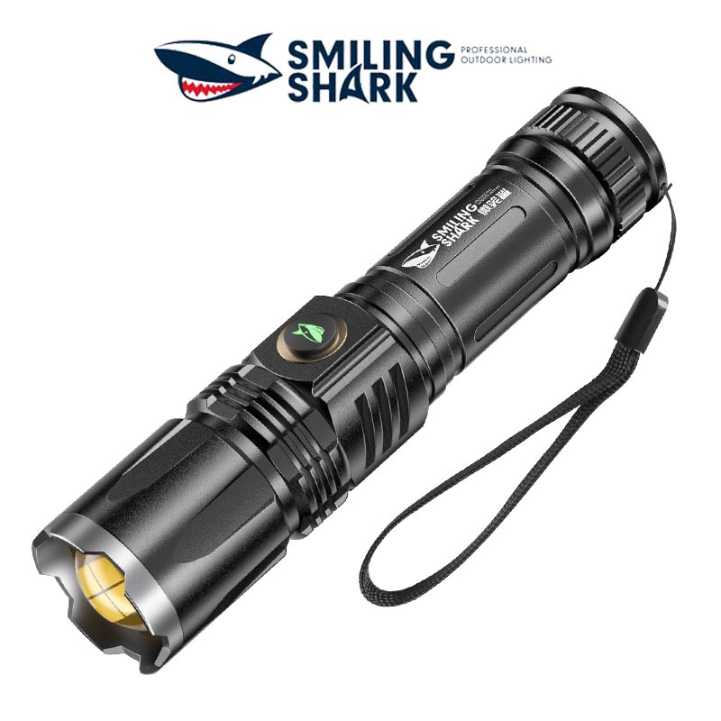 SmilingShark SD5120 Đèn pin 4000lumens Có thể thu phóng có thể sạc lại với 5 chế độ nhẹ Không thấm nước để sử dụng ngoài trời #10