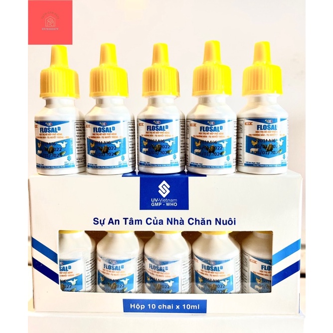 Flosal Hen khec, khò khe, phan xanh, phan trắng sản phẩm chính hãng công ty UV