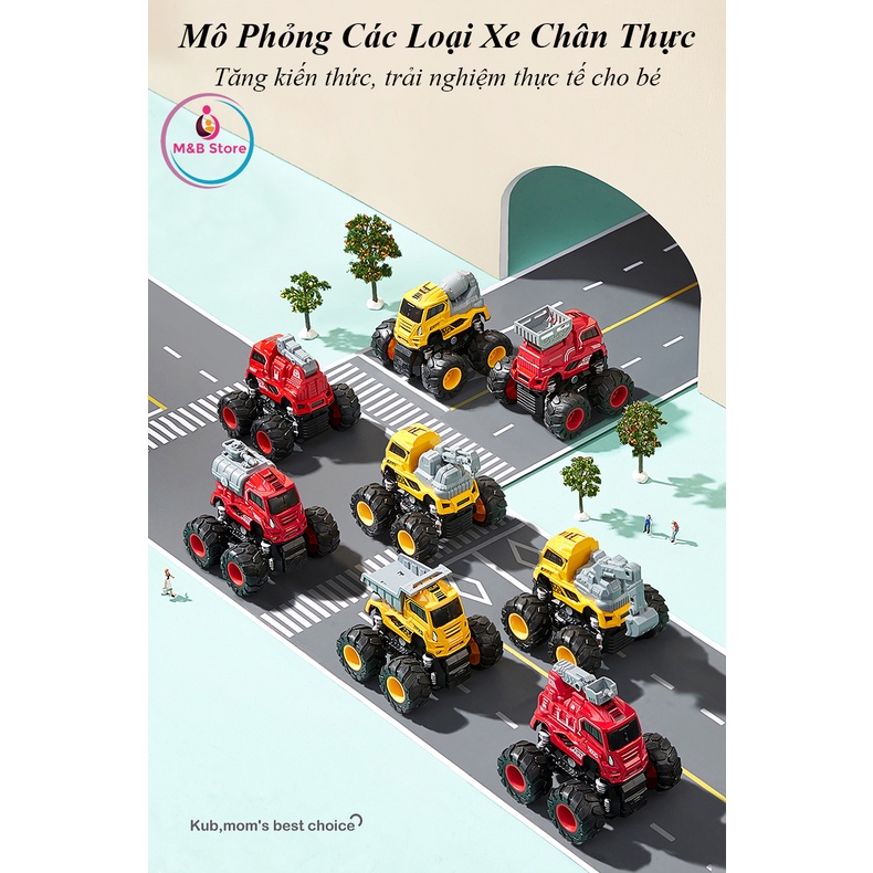 Bộ 4 Xe Quán Tính Công Trình/Cứu Hộ - KUB
