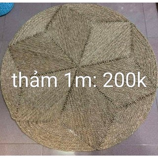 thảm cói ngôi sao 1 m