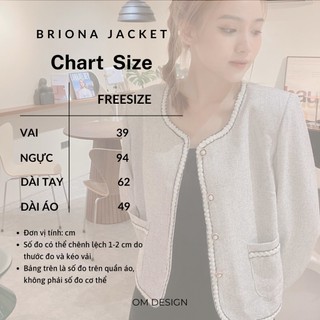 Áo khoác dạ tweed mềm - Briona Jacket