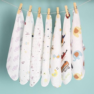 Set 10 khăn xô sữa nhật hoa văn 32*32cm K120