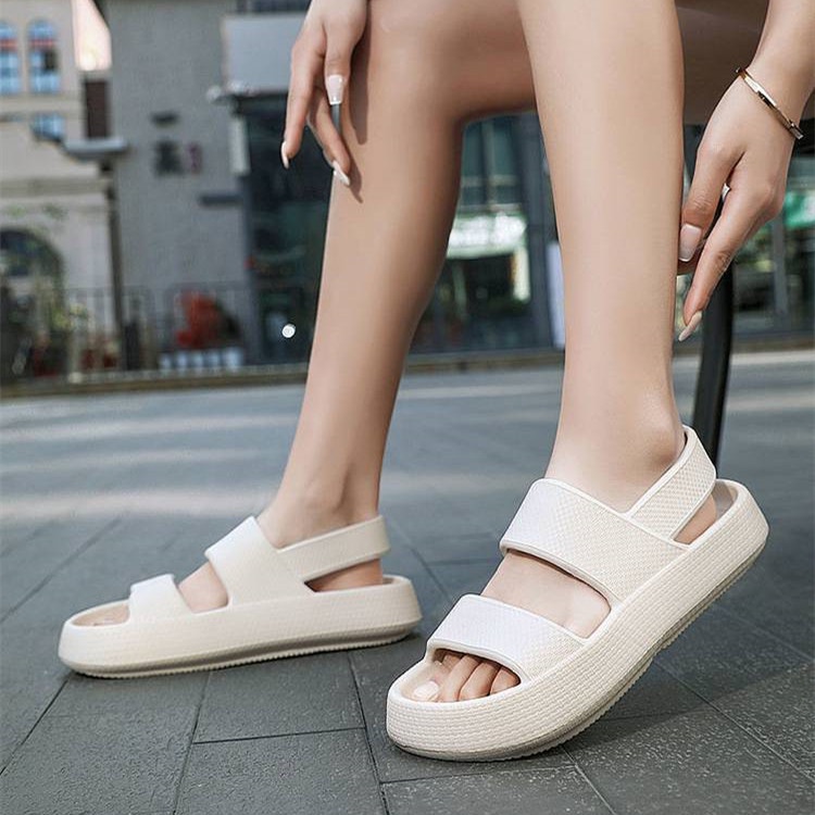 Giày Sandal EVA Đế Dày Nữ Siêu Nhẹ, Sandals nữ kẹo màu