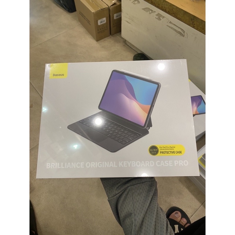Bao Da Nam Châm Tích Hợp Bàn Phím Baseus cho iPad Pro 11, M1, 12.9 2020, 2021, Air 4, Air5 10.9 Detachable Keyboard Case