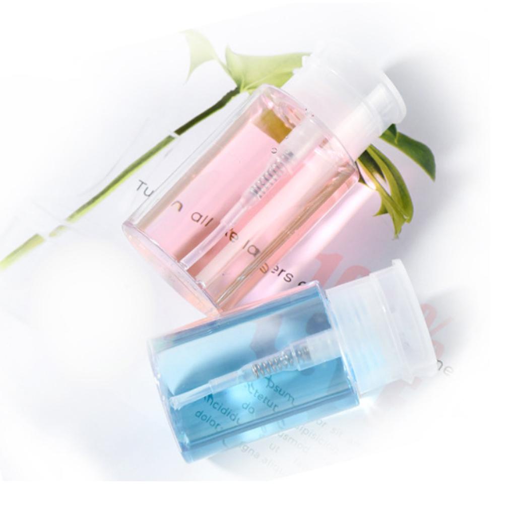 Chai Rỗng Trong Suốt Dạng Nhấn Đựng Mỹ Phẩm Tiện Dụng