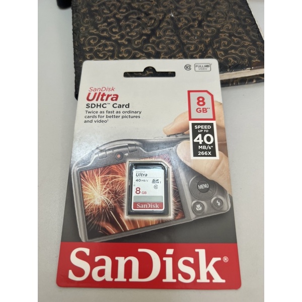 Thẻ nhớ SDHC Sandisk Ultra 8GB (Class 10 40MB/s - 266X)