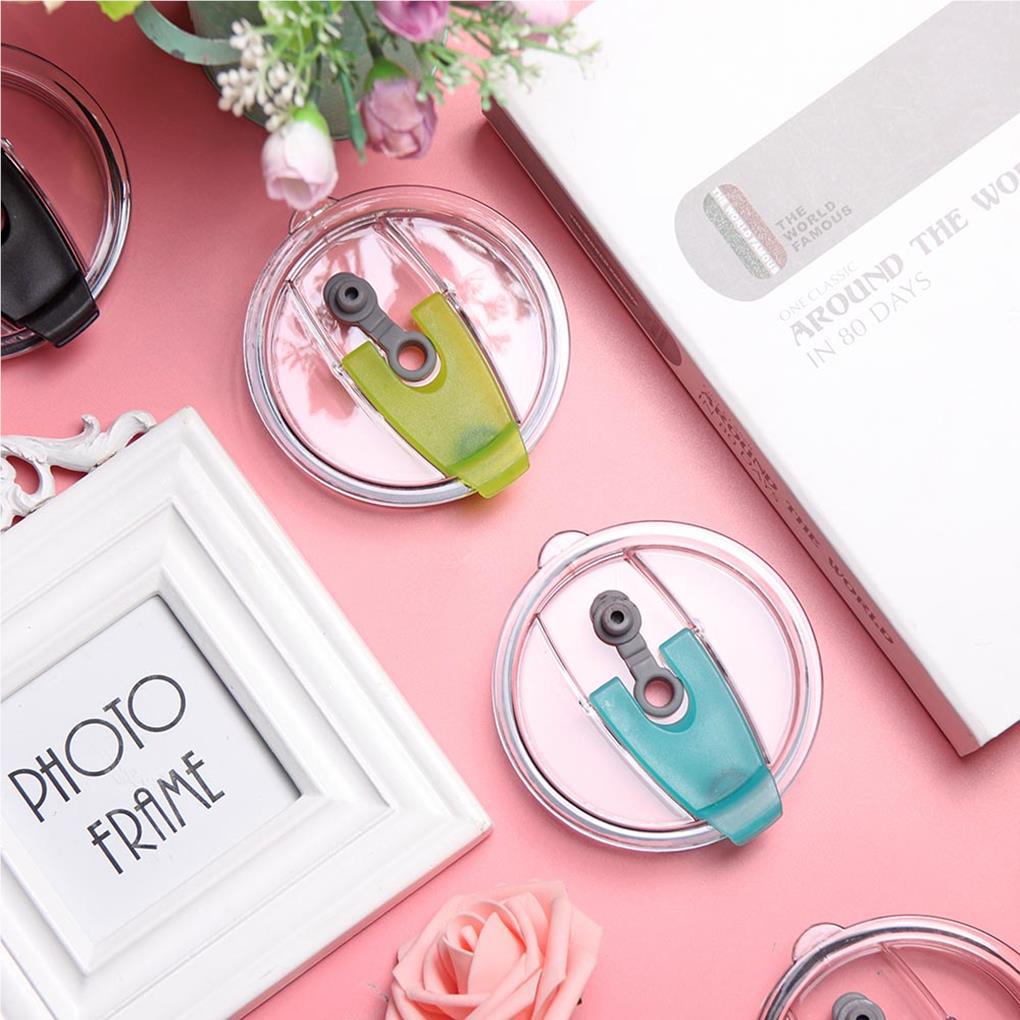 Nắp Đậy Chai Lọ Bằng Nhựa Hình Tròn Trong Suốt Gọn Nhẹ Chống Nước &amp; Tràn