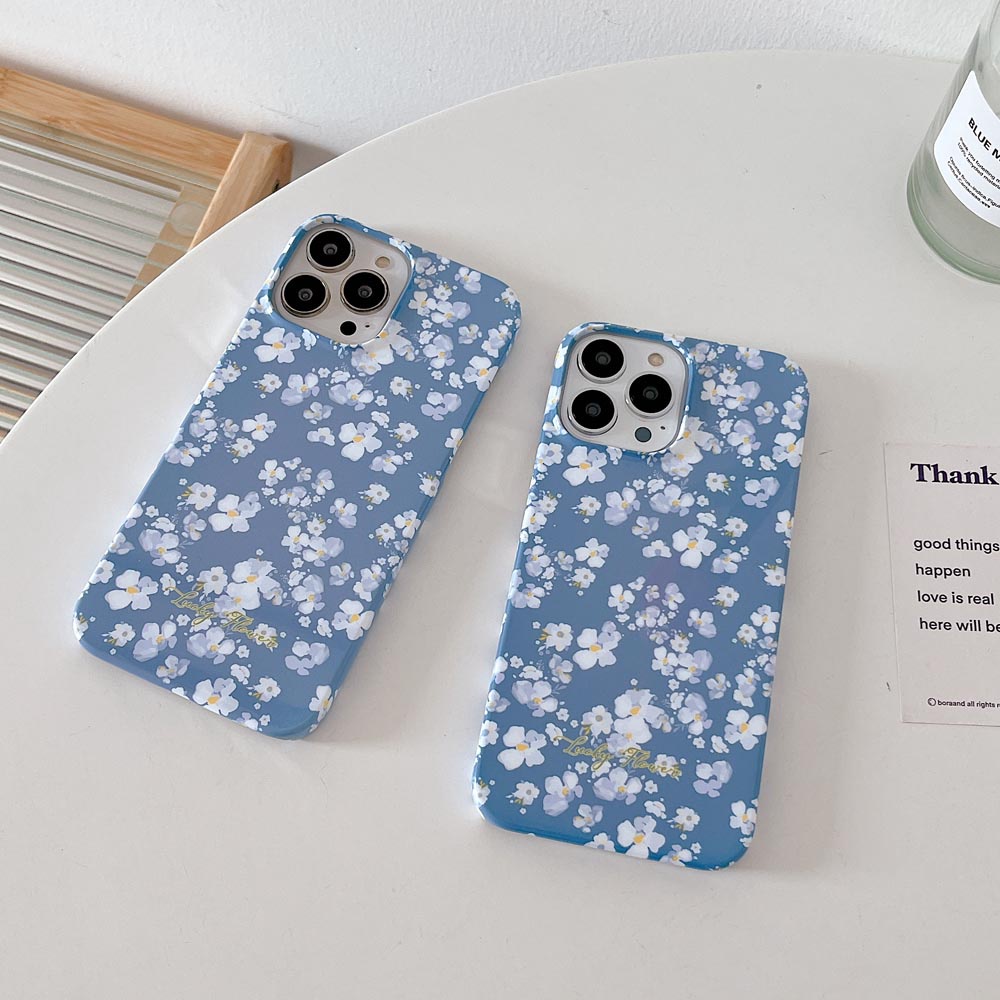 Ốp Điện Thoại Cứng Họa Tiết Hoa Cho iPhone 11 11ProMax 12 12Pro 12ProMax 13 13Pro 13ProMax 14 14Pro 14Plus 14ProMax