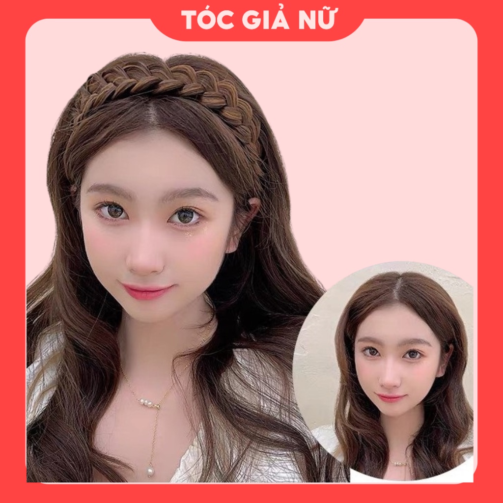 Băng đô tết tóc giả phong cách 2022 mới cho nữ