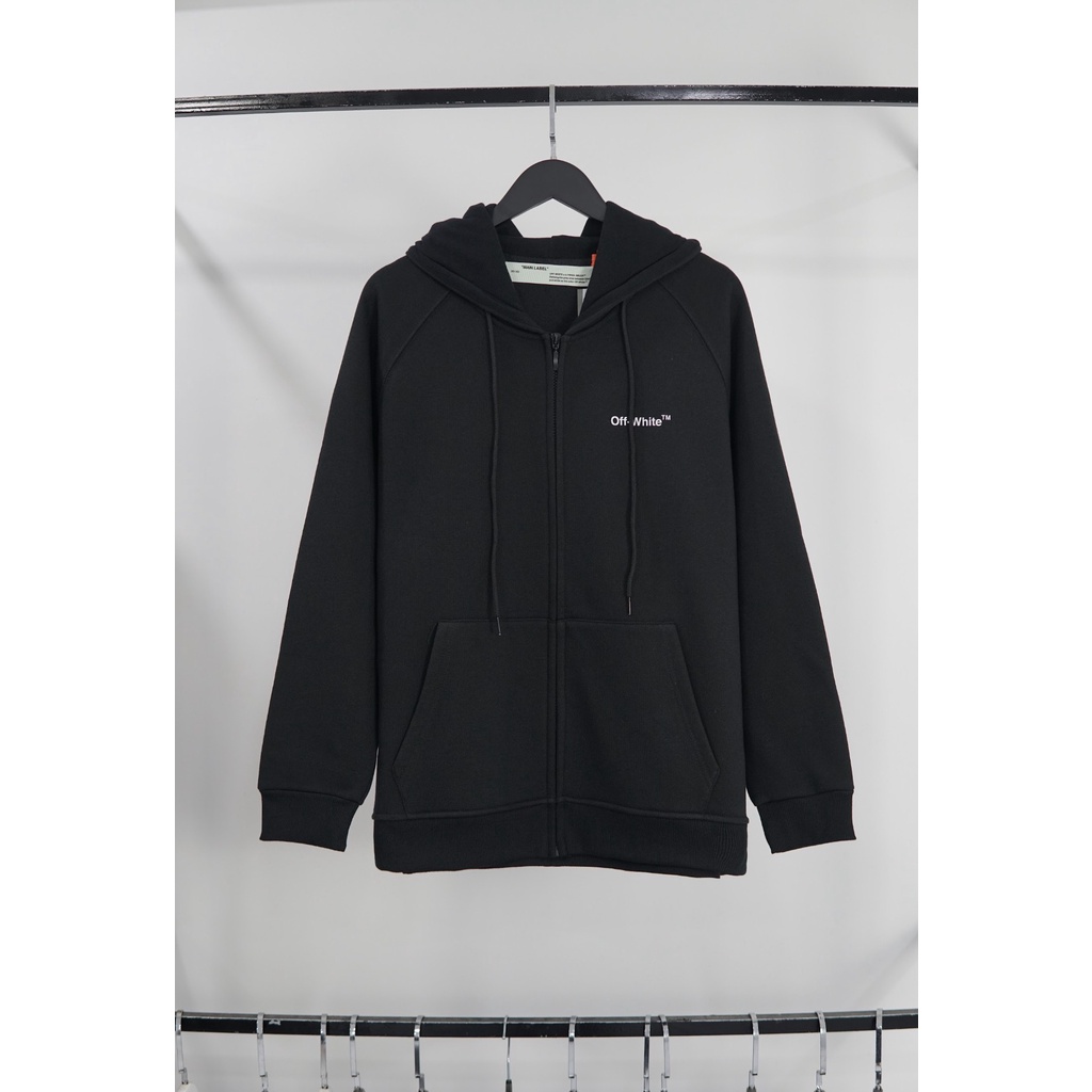 Áo Hoodie Zip Off White Caravaggio Hot Trend - Hàng Siêu Cấp chuẩn Hãng