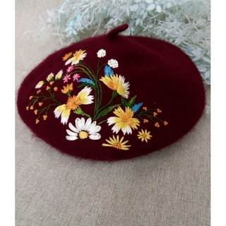 Mũ nón dạ nồi mũ beret nữ phong cách hàn quốc