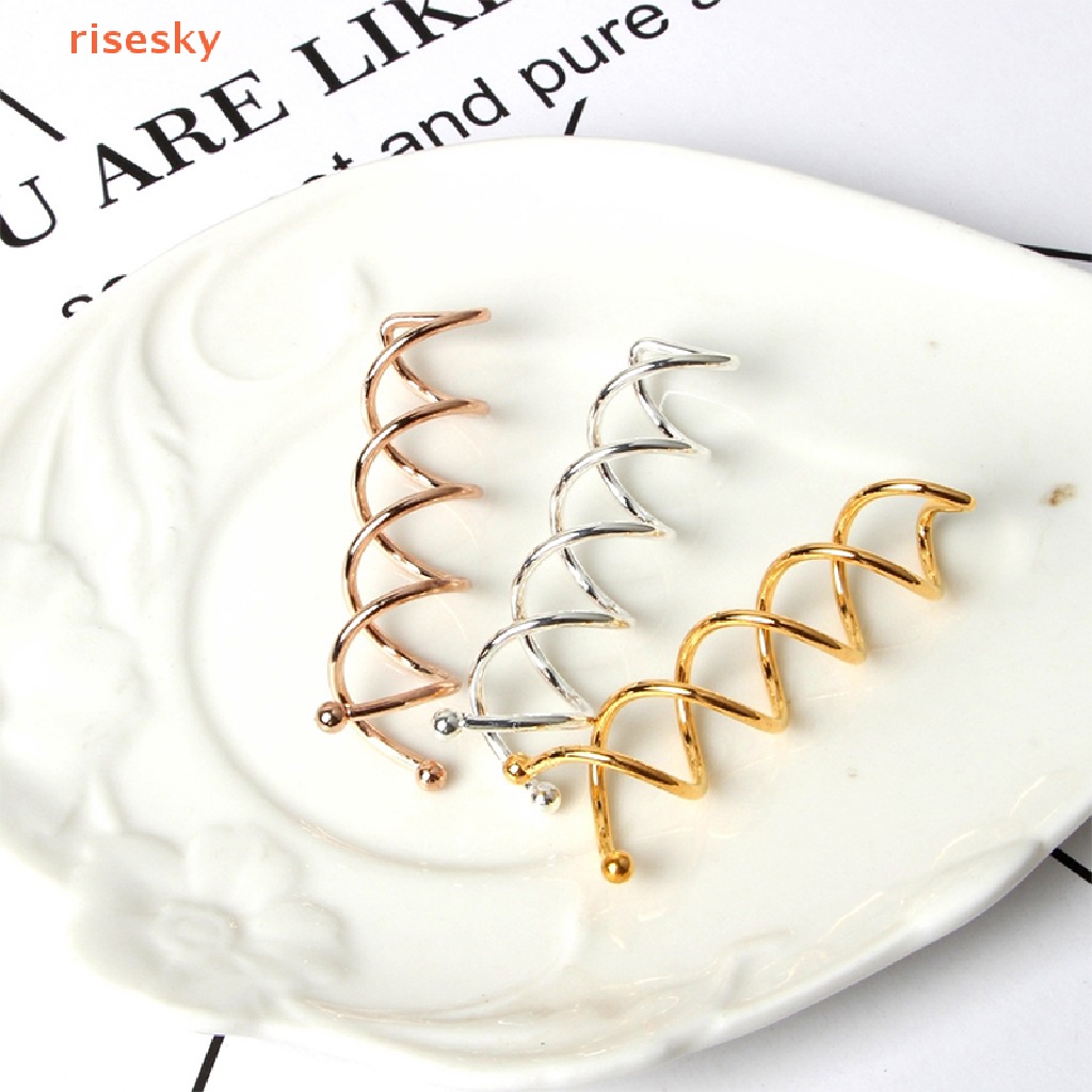 Set 10 Kẹp Tóc Dạng Xoắn Ốc Thời Trang Cho Nữ