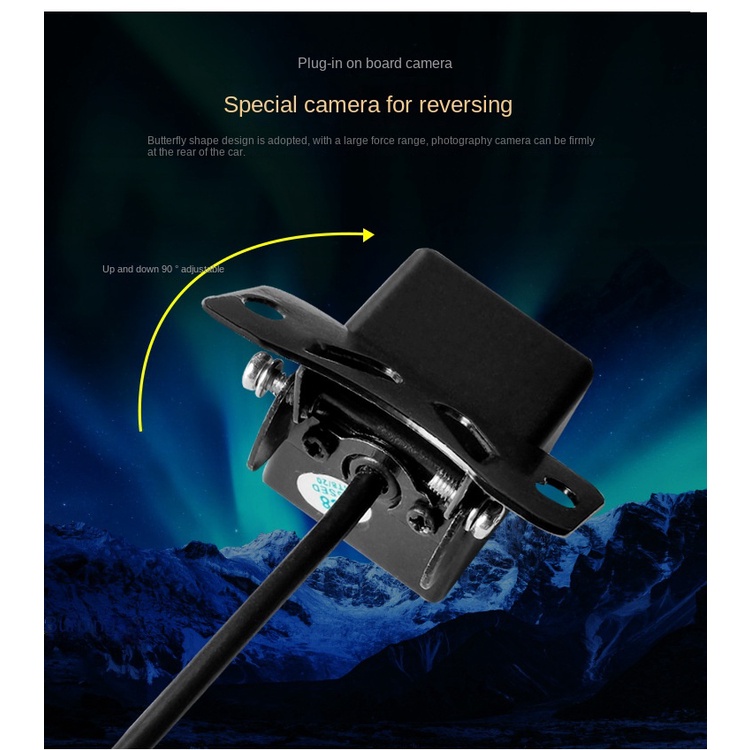 Camera Lùi Xe CCD Với 12 Bóng Đèn Led Hỗ Trợ Quay Ban Đêm Cho Xe Hơi | BigBuy360 - bigbuy360.vn