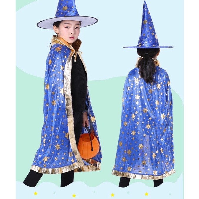 Áo choàng + mũ Halloween