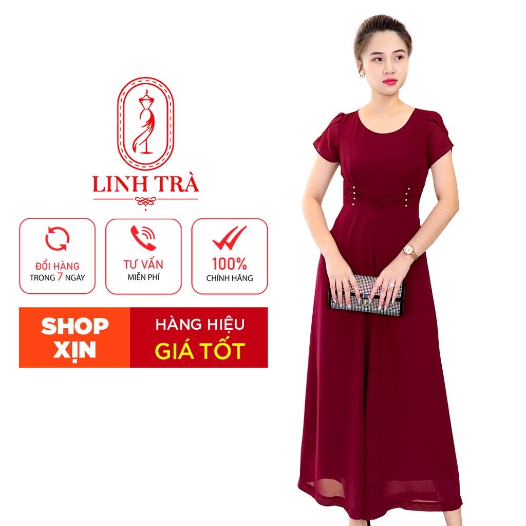 (TM 663) Bigsize Thiết Kế Trang Nhã Thanh Lịch Đi Làm Đi Tiệc Cho Bà Cho Mẹ U40 U50