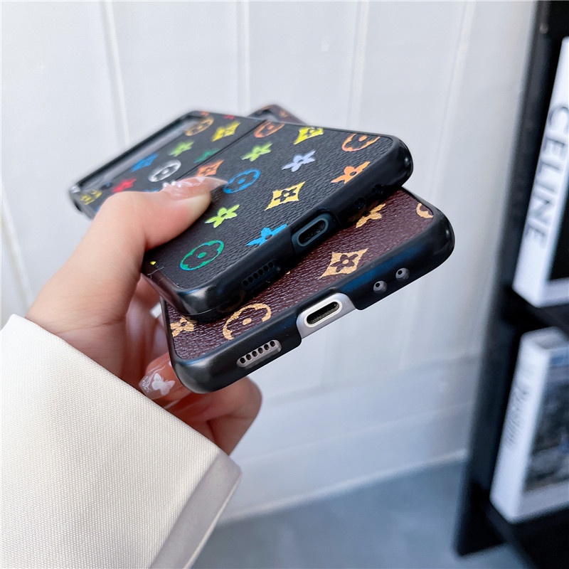 Ốp Điện Thoại Họa Tiết Hoa Sang Trọng Cho Samsung Galaxy Z Flip 4 Z Flip 3 Samsung Galaxy Z Flip 1 Z Flip 2