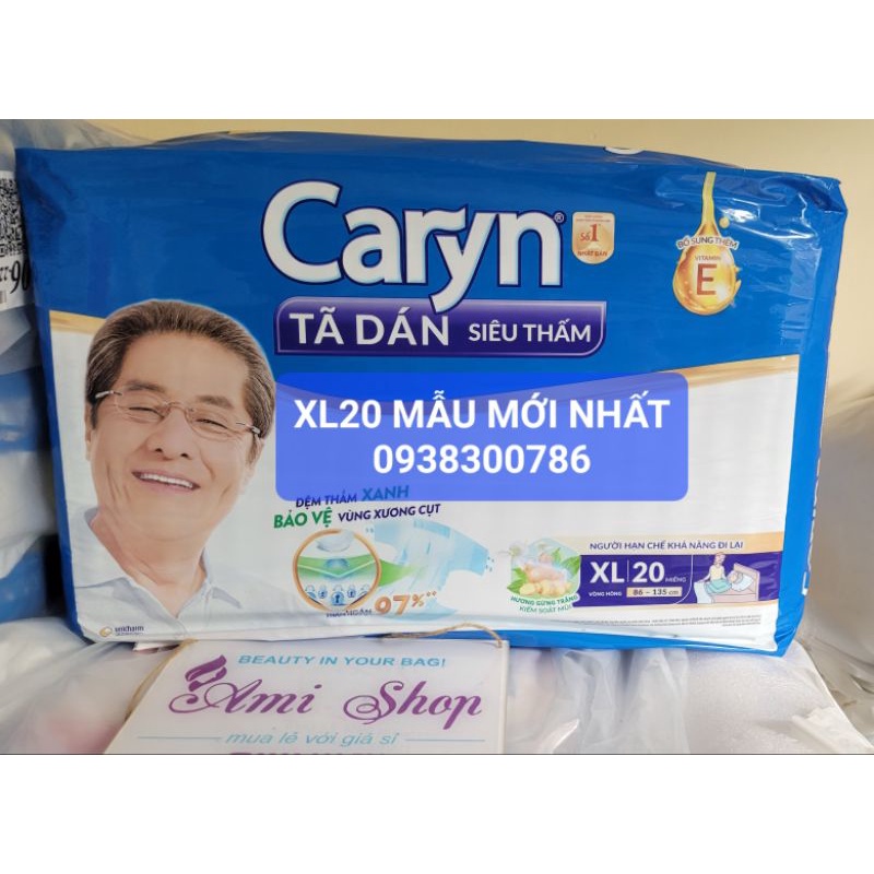  Tã dán người lớn Caryn XL20 2023