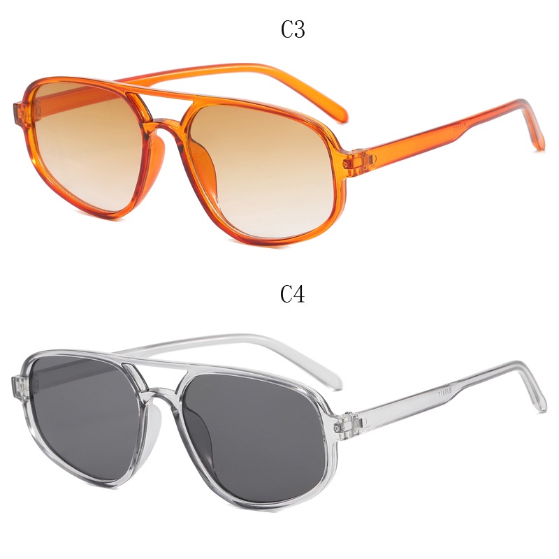 Kính Mát Gọng Oval Lớn Nhiều Màu Sắc Thời Trang Cho Nữ