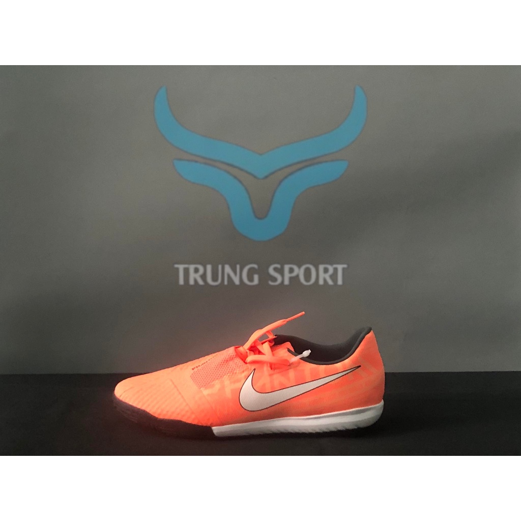 (Chính hãng) Giày bóng đá Nike Phantom Venom Academy IC Cam đen, sân 5, sân futsal [Trungsport]