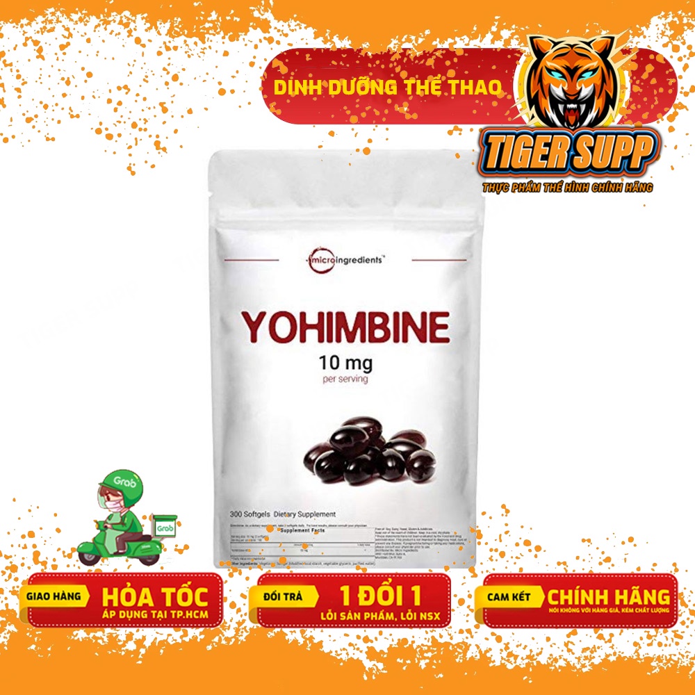 Micro Yohimbine HCL 10mg - Viên giảm mỡ cấp tốc, giảm cân mạnh mẽ (300v)