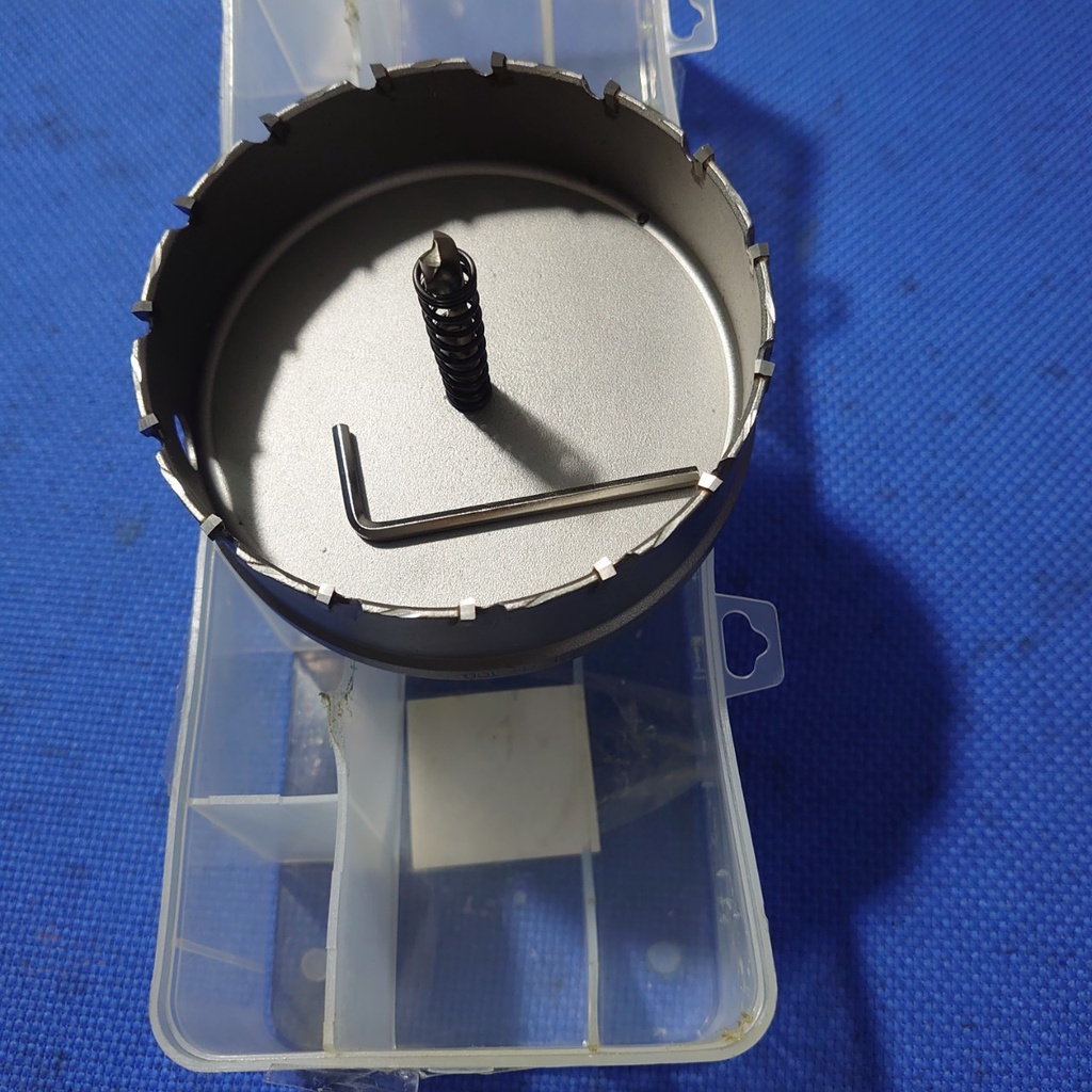 Mũi khoét sắt, mũi khoét inox phi 100mm, mũi khoan hợp kim có độ cứng cực cao