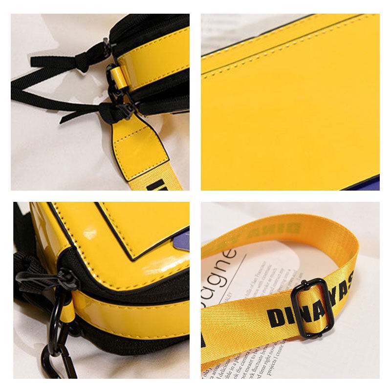 Túi Da Bóng Đeo Chéo Phong Cách Hàn Quốc Thời Trang Cho Nữ