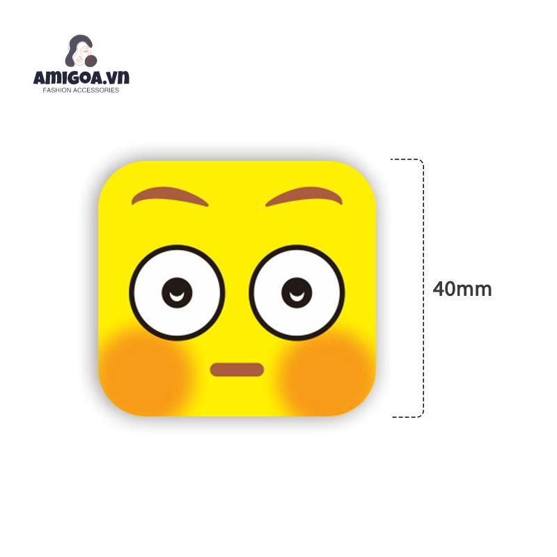 [amigoa.acc] Kẹp Tóc Hình Giọt Nước Bằng Acrylic Chống Ồn