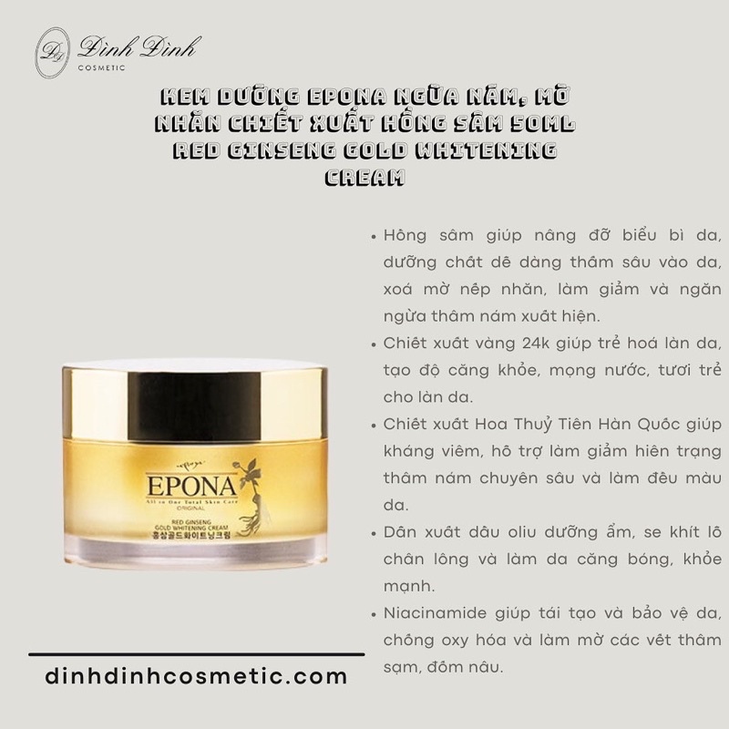 Kem Dưỡng EPONA