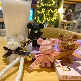 [CRD] Móc Khóa Gấu Nơ Dễ Thương Hình Hoạt Hình - Phụ Kiện Để Bàn Túi Xách Điện Thoại