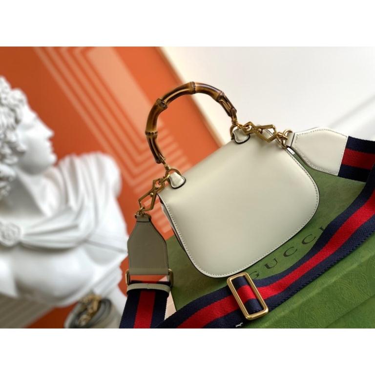 ✅Túi GG BAMBOO HANDLE “Túi Tre” SIEU CAP - Size 21x15x7cm  - Da heo thuộc [Fullbox]