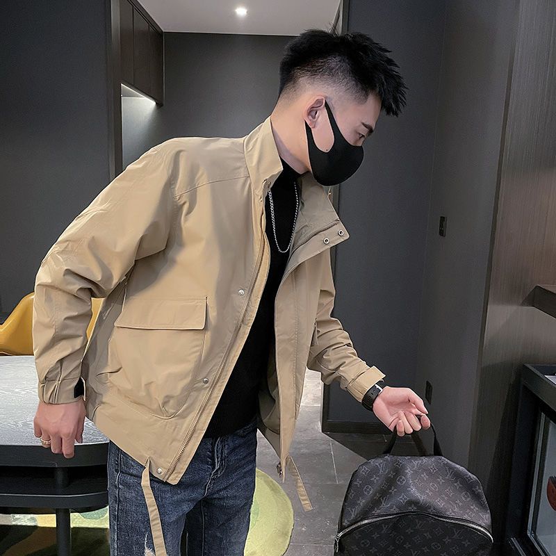 Áo Khoác Màu Xanh Quân Đội Nhiều Túi Cao Cấp Cho Nam