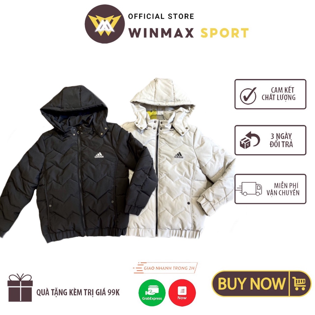 Áo Phao Nam Adidas Trẻ Trung Năng Động - Thời Trang Thể Thao Cao Cấp WinMax