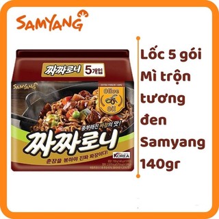 Combo 5 gói Mì tương tàu samyang 140g