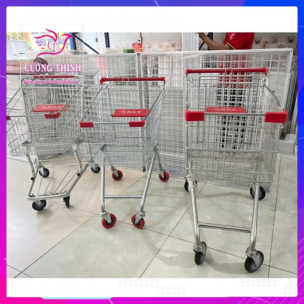 Xe đẩy, xe đẩy siêu thị 60 lít