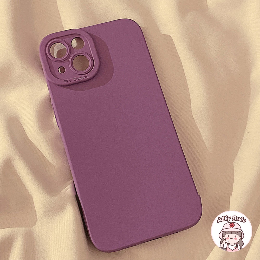 Ốp Điện Thoại TPU Mềm Mỏng Chống Bụi Có Giá Đứng Hoa Tử Đinh Hương Cho Iphone 14 Pro Max 11 7Plus 13 12 11 Pro Max X XS XR