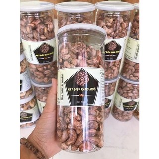HẠT ĐIỀU RANG MUỐI A CỒ CÓ VỎ LỤA (500gram)