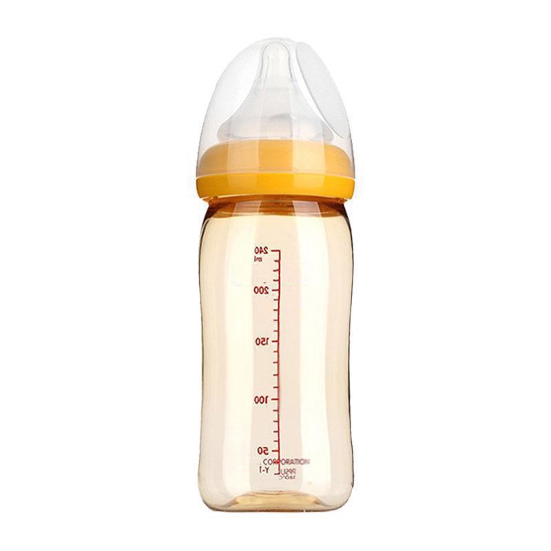 Bình Sữa Cổ Rộng Cao Cấp 160ml/240ml - cho trẻ sơ sinh Nhẹ chịu nhiệt rộng miệng Lithium067